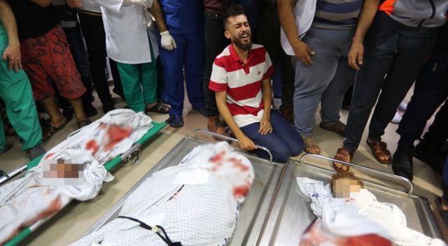 Katil İsrail mülteci kampını vurdu: 8&#039;i çocuk 10 şehit daha