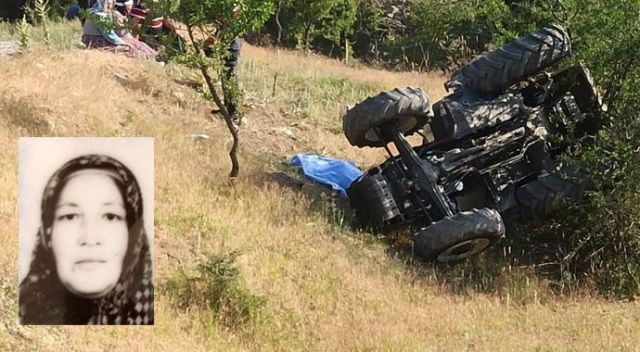 Acı olay! 2 çocuk annesi kadın traktör kazasında hayatını kaybetti