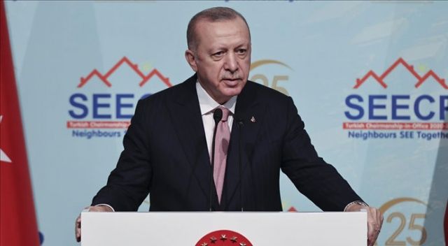 Erdoğan, Güneydoğu Avrupa Ülkeleri İş Birliği Süreci Zirvesi&#039;nde konuştu
