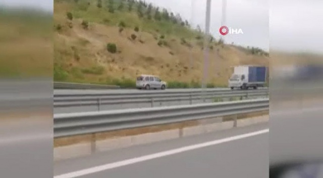 Kuzey Marmara Otoyolu&#039;nda dehşet: Sürücü ters şeride daldı