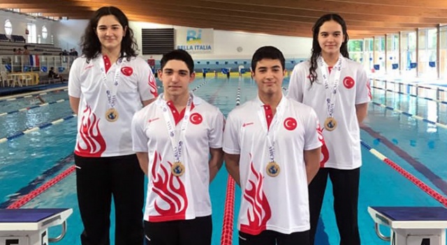 Paletli Yüzme Genç Milli Takımı, dünya şampiyonu oldu