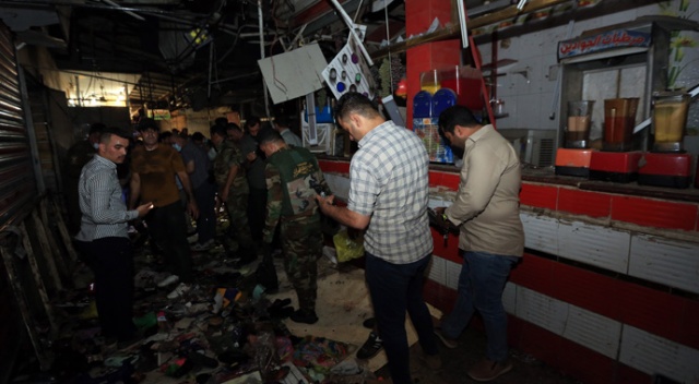 Bağdat&#039;taki halk pazarında patlama: 33 ölü