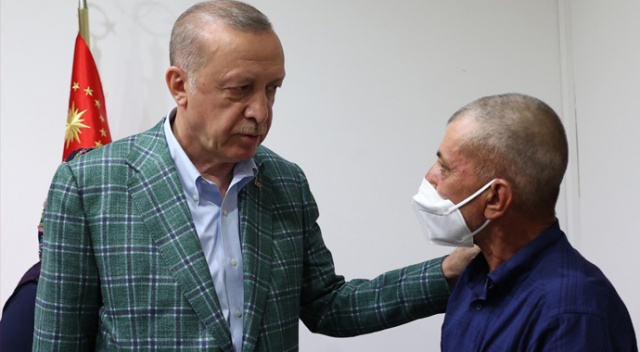 Cumhurbaşkanı Erdoğan: Türkiye yangının izlerini kısa sürede silecektir