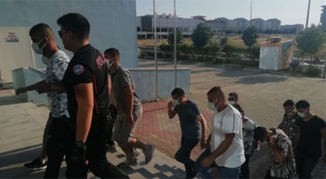 Edirne&#039;de polis silahlı saldırıyı önledi, 12 gözaltı var