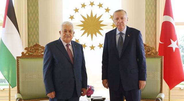 Erdoğan ile Abbas görüşmesi sona erdi
