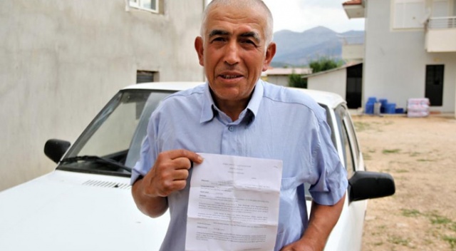 İstanbul&#039;a hiç gitmemiş Antalyalı çiftçiye 20 ceza yazıldı