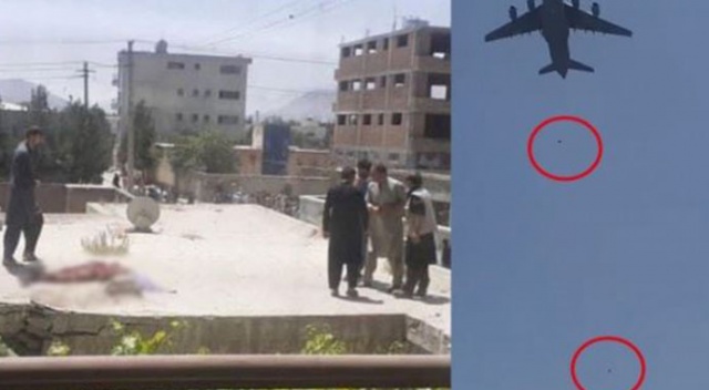 Afganistan’dan dehşete düşüren görüntüler! İnsanlar uçaklardan yere çakıldı