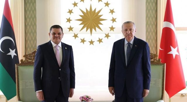 Erdoğan Libya Başbakanı Dibeybe&#039;yi kabul etti