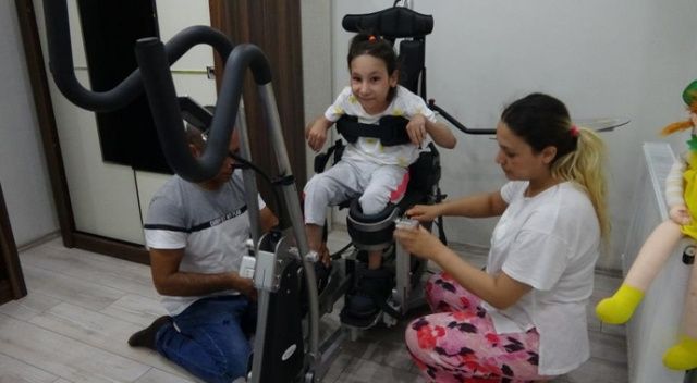 Erdoğan talimat verdi, Serebral palsi hastası Yaren&#039;in yüzü güldü