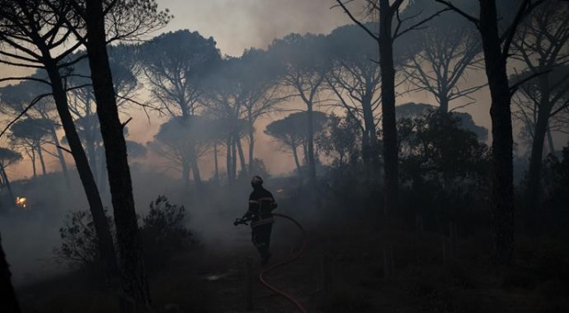 Fransa orman yangınları ile mücadele ediyor, yaralı itfaiyeciler var