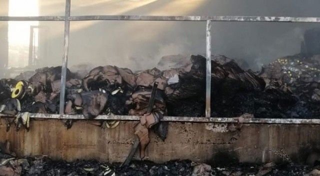 Sirke fabrikasında çıkan yangının faturası 300 bin TL