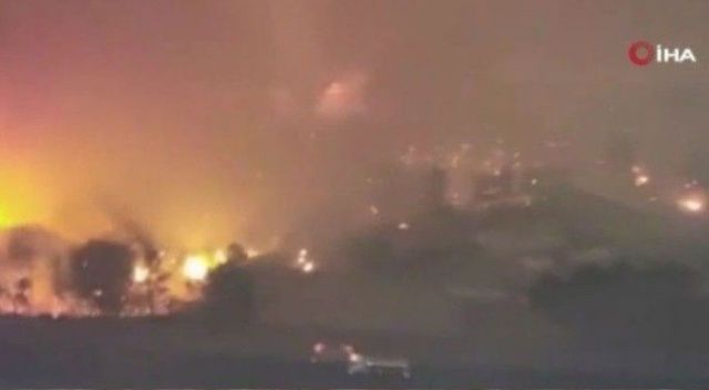 Yunanistan yanıyor! Başkentin kuzeyindeki alevler giderek yayılıyor