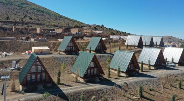 Büyük ilgi gören Sivas’taki bungalov evlerin sayısı arttırılıyor