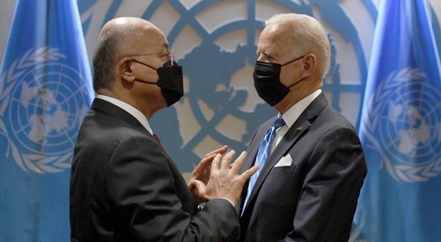 Irak Cumhurbaşkanı Salih, Biden ile görüştü