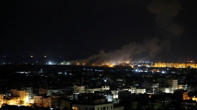 İşgalci İsrail uçakları yine saldırdı