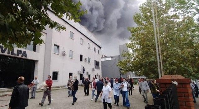Bursa’da tekstil fabrikasında yangın!