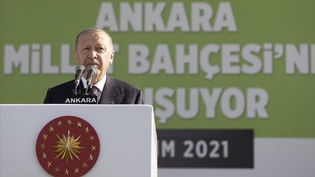 Cumhurbaşkanı Erdoğan açıkladı: İstanbul&#039;a yeni millet bahçesi