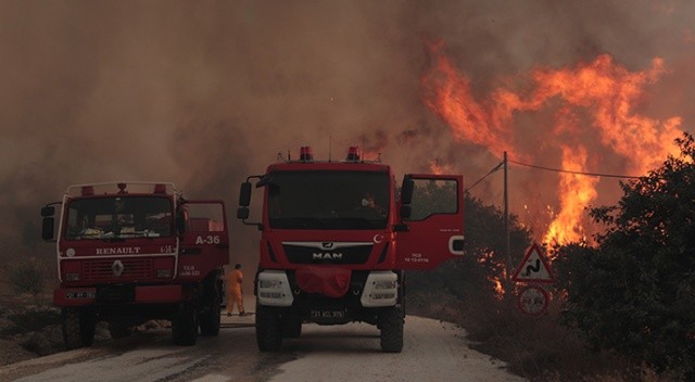 Hatay&#039;da orman yangını çıktı