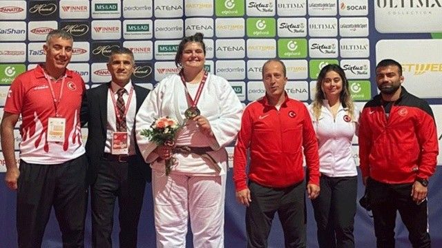 Milli judocumuz Hilal Öztürk, bronz madalya kazandı