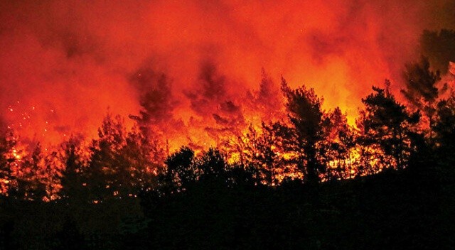 Kemer&#039;de orman yangını çıktı, ekiplerim müdahalesi sürüyor