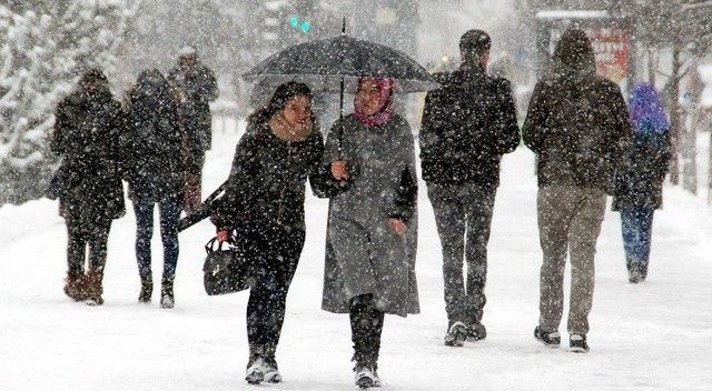11 şehire kuvvetli kar ve sağanak uyarısı