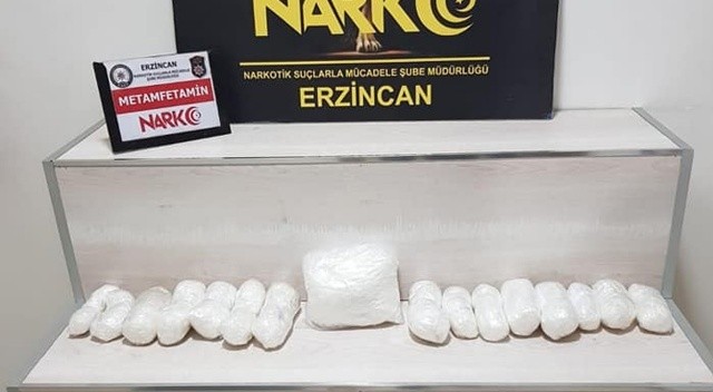 Erzincan’da kilolarca uyuşturucu ele geçirildi