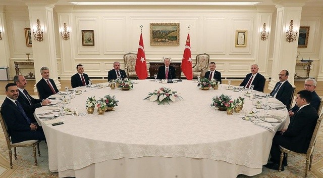 Cumhurbaşkanı Erdoğan, yasama, yürütme ve yargı organları temsilcileriyle bir araya geldi