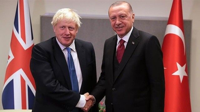 Erdoğan&#039;dan İngiltere Başbakanı Johnson ile telefon diplomasisi
