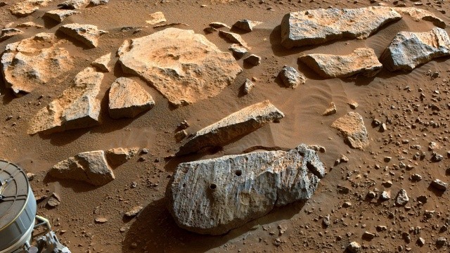 Mars kayalarındaki mor izler bilim insanlarını şaşırttı