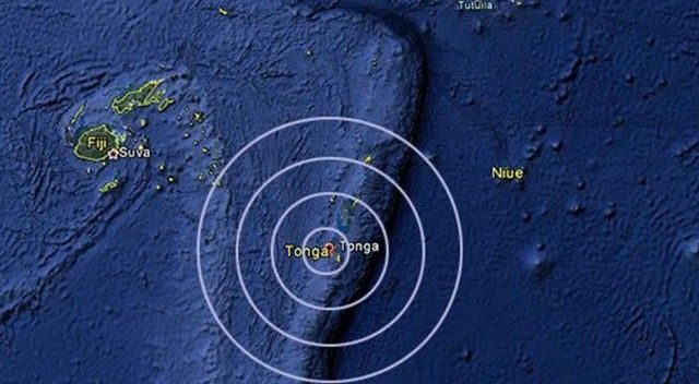Tonga&#039;da 6.2 büyüklüğünde deprem