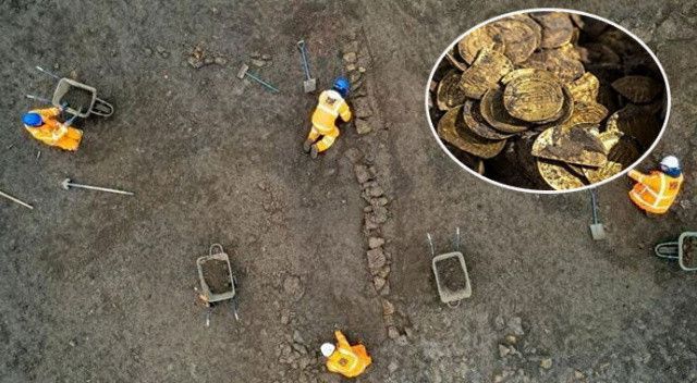 Arkeologlardan tarihi keşif: Kazıdıkça altın sikke fışkırdı