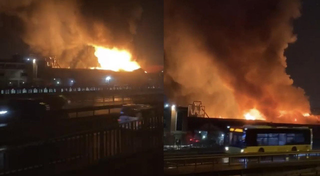 İplik fabrikasında yangın çıktı, ekipler müdahale ediyor