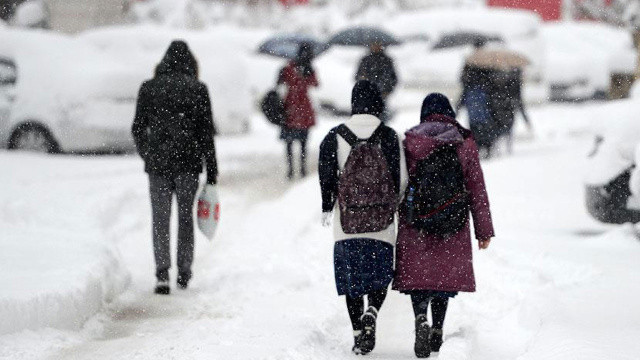 Valilikler duyurdu: 9 ilde kar nedeniyle okullar tatil