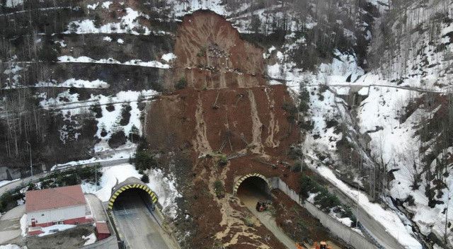 Heyelan sebebiyle kapanan Bolu Dağı Tüneli&#039;nde son durum: Yarın açılması bekleniyor