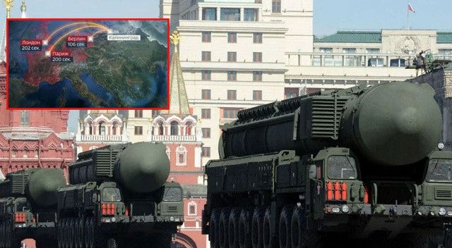 Rusya devlet televizyonunda skandal! Hedefleri tek tek açıkladılar: İşte nükleer saldırının haritası