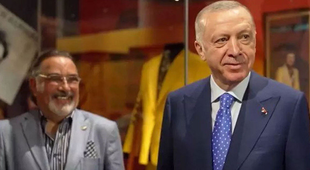 Sergiyi gezen Cumhurbaşkanı Erdoğan espriyi patlattı! &#039;Sıkıysa Müslüm Baba söyleyin&#039;