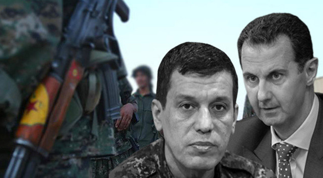 Teröristbaşı Kobani&#039;yi operasyon korkusu sardı: Esad&#039;dan medet umdu
