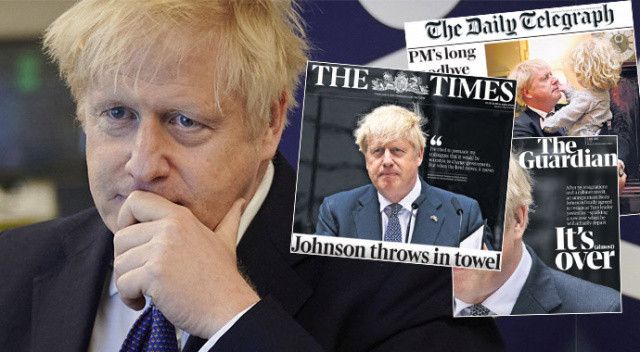 İngiltere istifasını konuşuyor: Johnson havlu attı