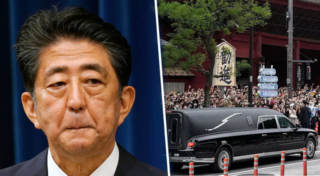 Suikasta uğramıştı: Japonya&#039;da Shinzo Abe&#039;nin cenaze töreni krize yol açtı