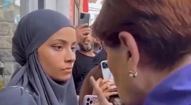 Akşener&#039;in kameralar önünde azarladığı genç kız konuştu: Tartaklandık