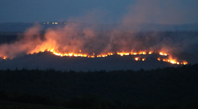 Bulgaristan’daki yangın Edirne sınırına dayandı: Alevler büyüyor