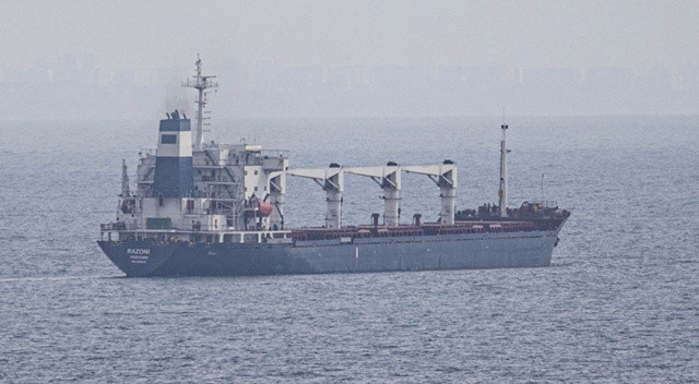 İlk tahıl gemisi Ukrayna&#039;dan yola çıktı: Razoni&#039;nin bugün İstanbul&#039;da demirlemesi bekleniyor