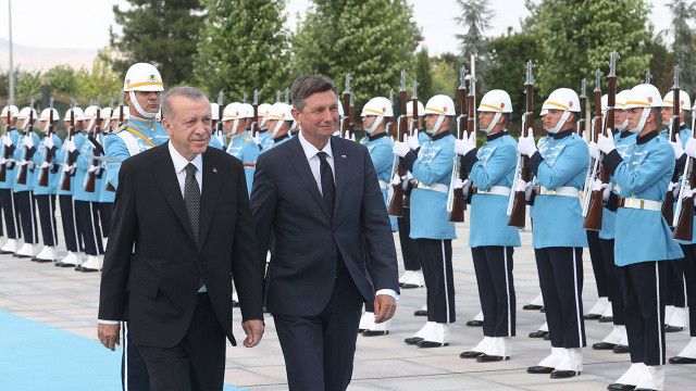 Slovenya Cumhurbaşkanı Ankara&#039;da