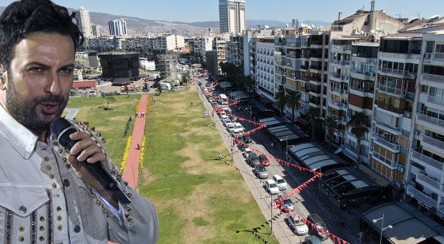 İzmirliler yer kapmaya çalışıyor! Tarkan konseri için bin dolara &#039;kiralık balkon&#039;