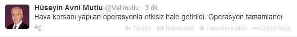 Hava korsanı etkisiz hale getirildi