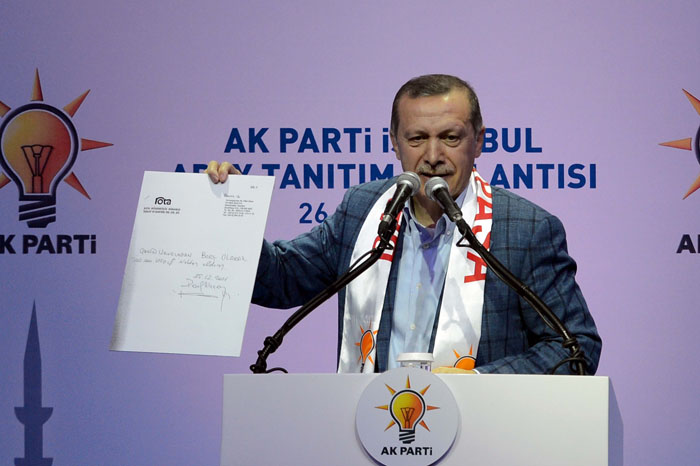 Başbakan Erdoğan, Mustafa Sarıgül ile ilgili o belgeyi açıkladı