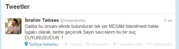 İbrahim Tatlıses Twitter'dan savcıları göreve çağırdı