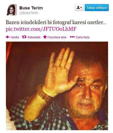 Buse Terim'den duygulandıran tweet