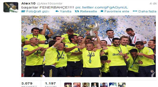 Alex'ten Fenerbahçe'ye derbi mesajı