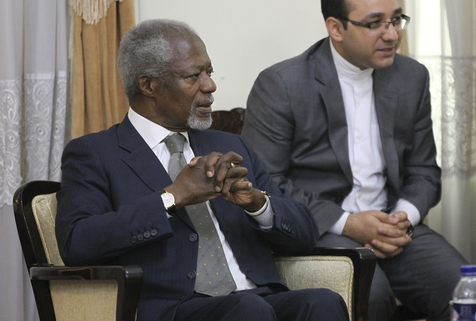 Kofi Annan, İran'da Cumhurbaşkanı Ruhani ile görüştü